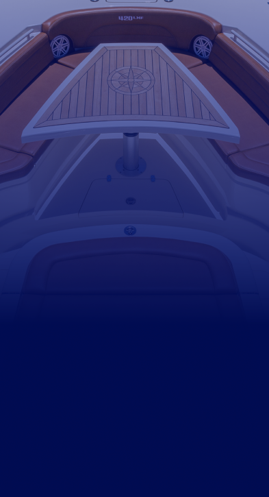 A closeup of a Garelick® boat.