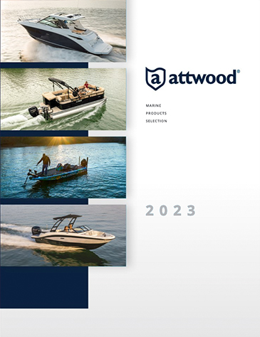 The cover of the 2023 Attwood® Catalog.