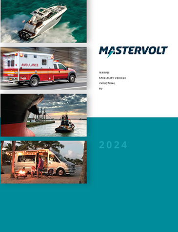 The cover of the 2023 Mastervolt Catalog.