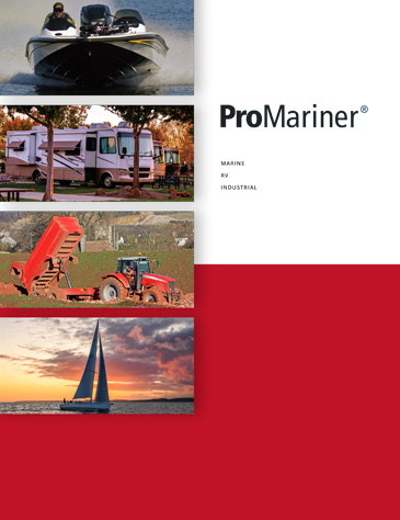 The cover of the 2025 ProMariner™ Catalog.