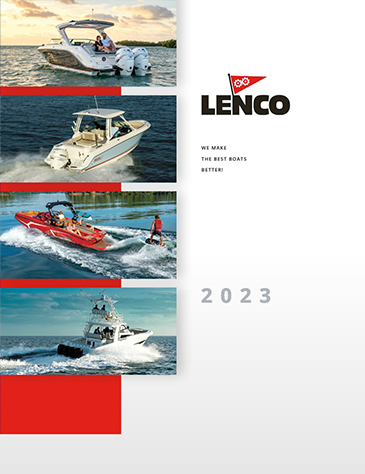 The cover of the 2023 Lenco Catalog.