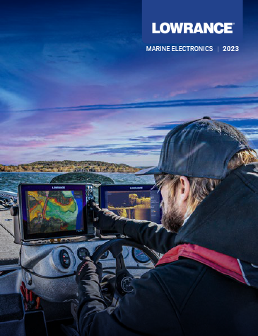 The cover of the 2022 Lowrance® Catalog.