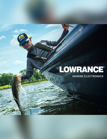 The cover of the 2022 Lowrance® Catalog.
