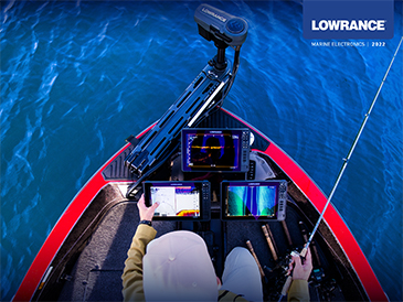 The cover of the 2022 Lowrance® Catalog.