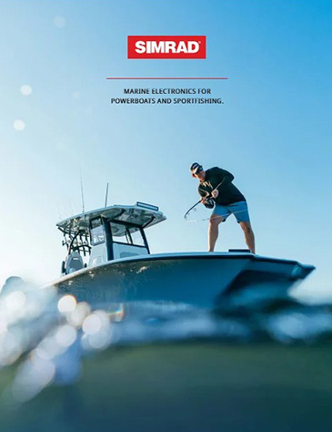The cover of the 2023 Simrad® Catalog.