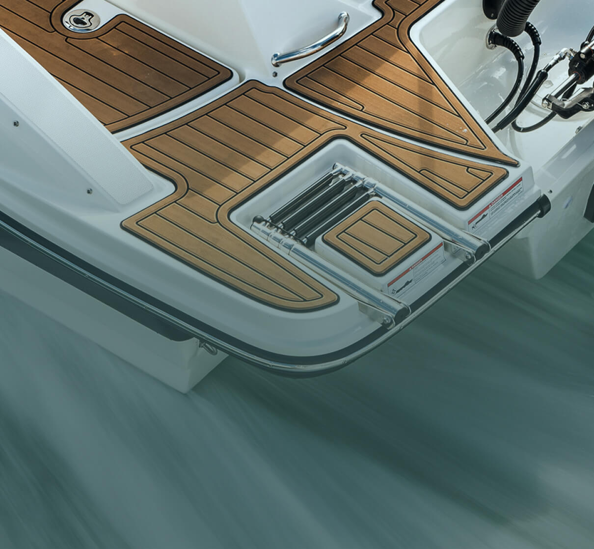 A closeup of a boat.