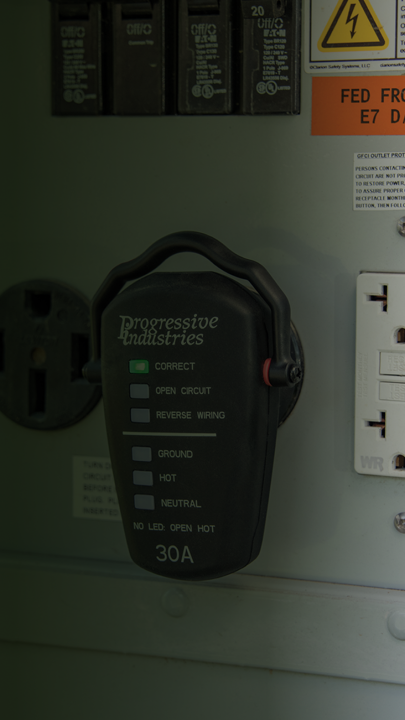 A Progressive Industries surge protector. 